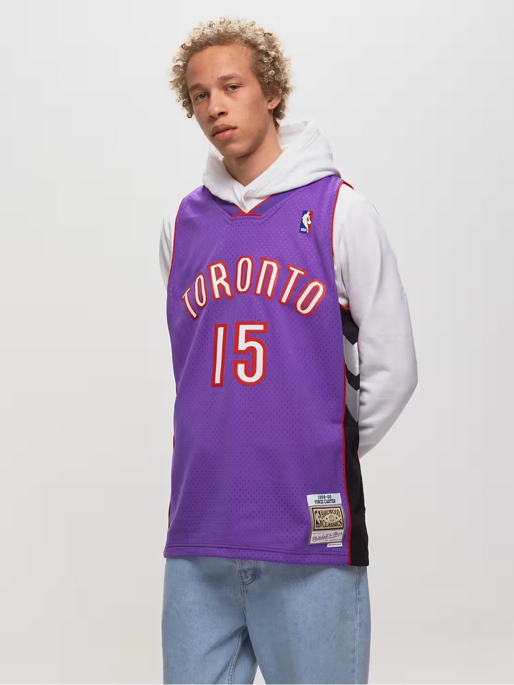Vince Carter Mitchell & Ness Vintage Hardware Classic Raptors Jersey